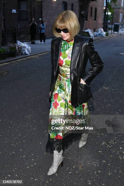 Anna Wintour is seen on May 9, 2022 in New York City.