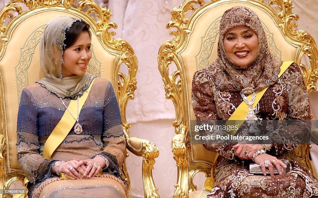 Royal Wedding Of The Princess Majededah The Daughter Of The Sultan Of Brunei Hassanal Bolkiah, With Yag Mulia Pengiran In Brunei Darussalam On June 07, 2007.
