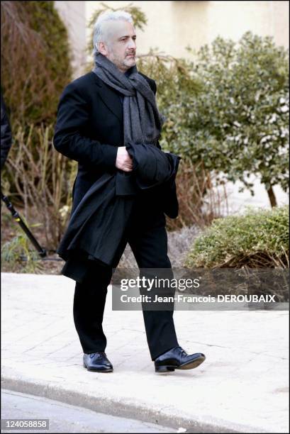 Funerals of Bernard Loiseau In Saulieu, France On February 28, 2003 - Guy Savoy.