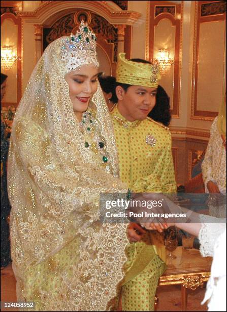 Banquet for the Royal Wedding of the Princess Majededah the daughter of the Sultan of Brunei Hassanal Bolkiah,with Yag Mulia Pengiran In Brunei...