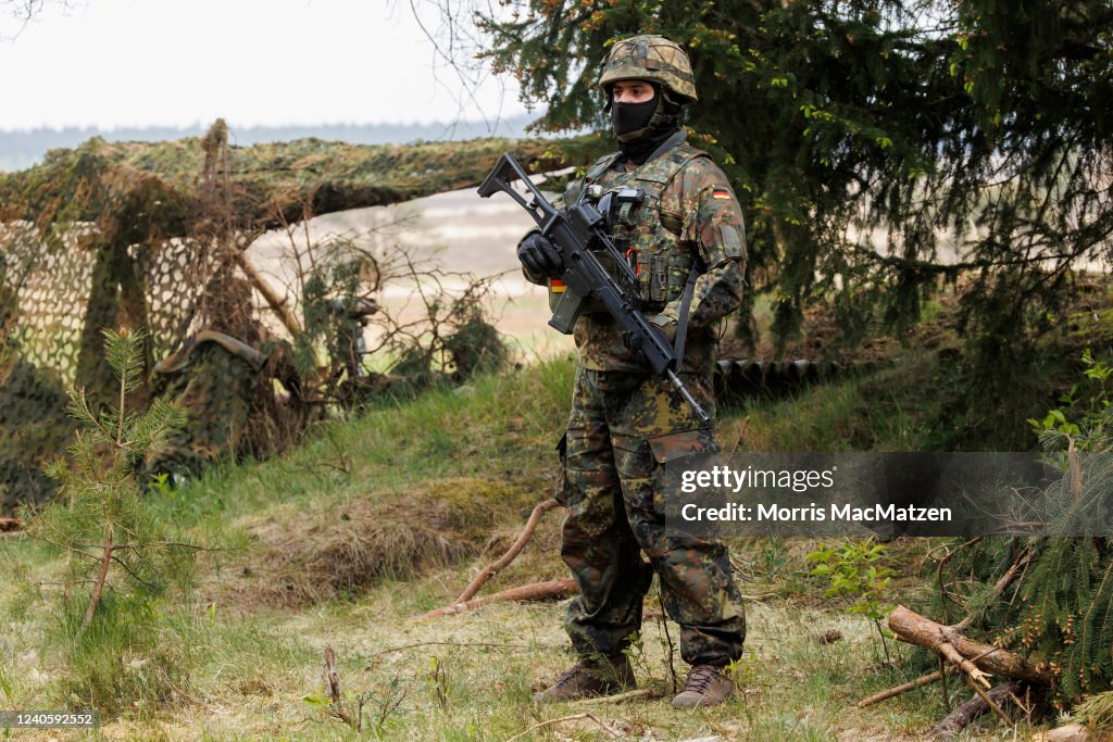 NATO Response Force (Land) Holds Exercise In Northern Germany