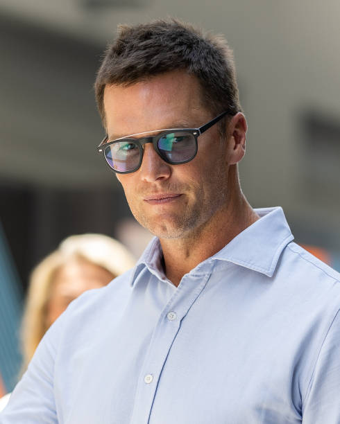 Tom Brady before the F1 Crypto.com Miami Grand Prix on May 08 at Miami International Autodrome in Miami Gardens, FL.