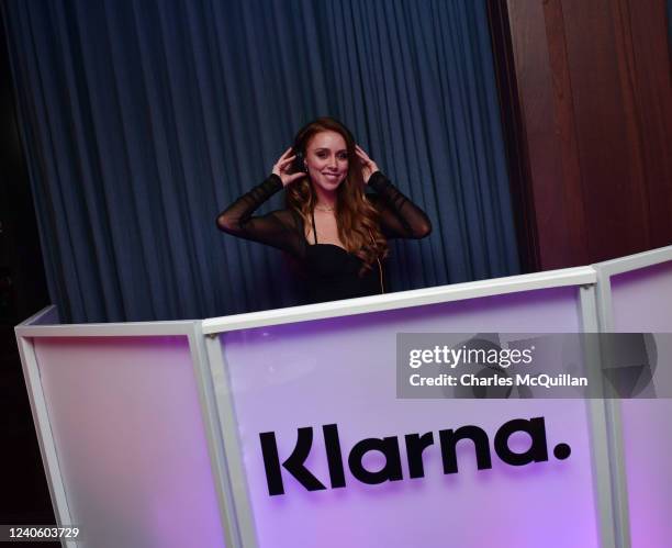 And performer Una Healy attends the Klarna Growth Program Roadshow on May 11, 2022 in Dublin, Ireland.