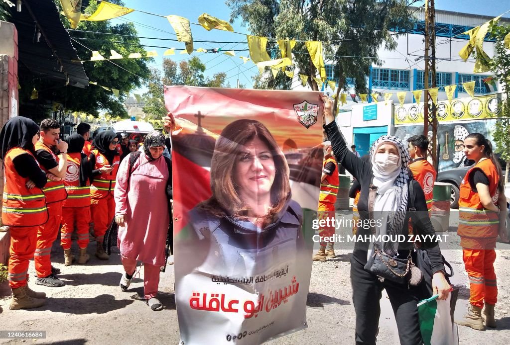 LEBANON-PALESTINIAN-ISRAEL-MEDIA-FUNERAL