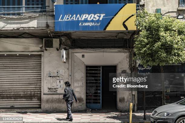 LibanPost branch in the Burj Hammoud district of Beirut, Lebanon, on Wednesday, May 11, 2022. Top Lebanese officials conceded theyve made little...