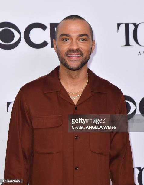 Actor Jesse Williams attends the 2022 Tony Awards Meet The Nominees press event in New York, on May 12, 2022.