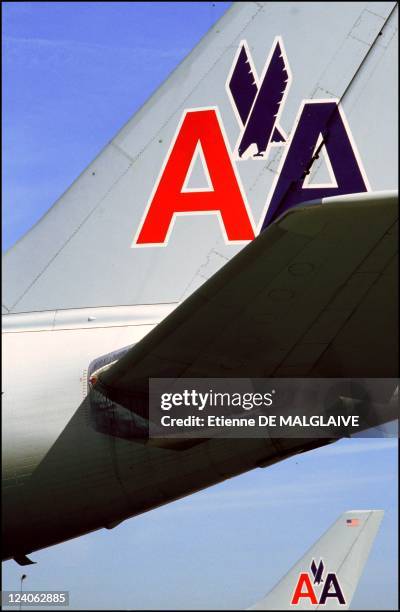 Illustration: Airbus A300 American Airlines In New York, United States On September 29, 1993 - Airbus A 300-600.