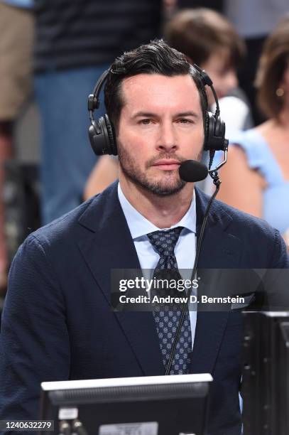 Commentator, JJ Redick during Game 6 of the 2022 NBA Playoffs Western Conference Semifinals between the Phoenix Suns and the Dallas Mavericks on May...