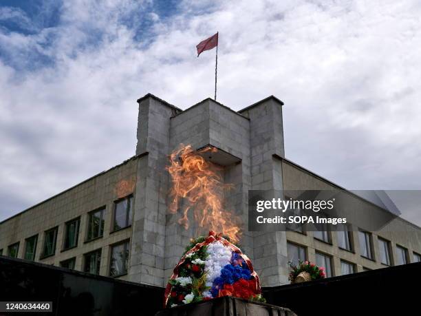 Eternal Flame in Patriots Park outside the Voronezh Diorama Museum. One of the places dedicated to the history of the city of Voronezh is the Center...