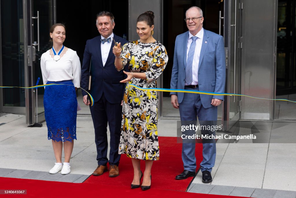 Crown Princess Victoria of Sweden Inaugurates The New Angstrom Laboratory In Uppsala