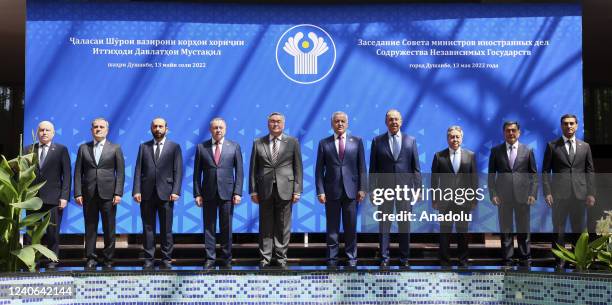Executive Secretary of the CIS, Sergey Lebedev , Minister of Foreign Affairs of Azerbaijan, Jeyhun Bayramov , Minister of Foreign Affairs of Armenia,...