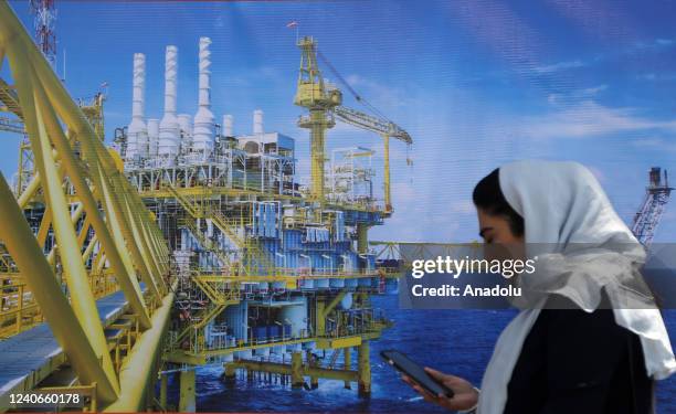 26th International Oil Gas Refining and Petrochemical Exhibition 2022 held at the expo center in Tehran, Iran on May 14, 2022.