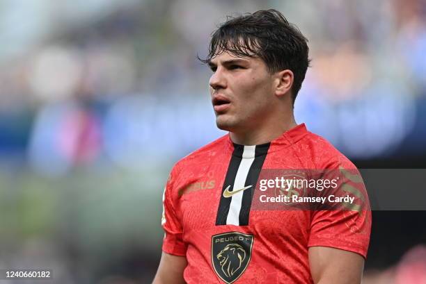 Dublin , Ireland - 14 May 2022; Antoine Dupont of Toulouse during the Heineken Champions Cup Semi-Final match between Leinster and Toulouse at Aviva...