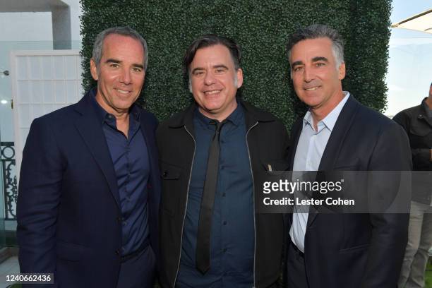 Monte Lipman, Loren Fishbein and Avery Lipman attend City of Hope's Music, Film And Entertainment industry group Spirit Of Life Campaign Kickoff...