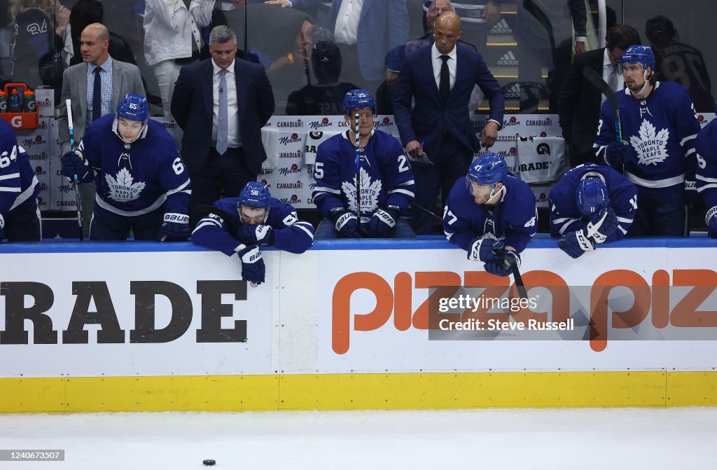 Toronto Maple Leafs are eliminated by the Tampa Bay Lightning after losing 2-1 in game seven of their first round NHL playoff series