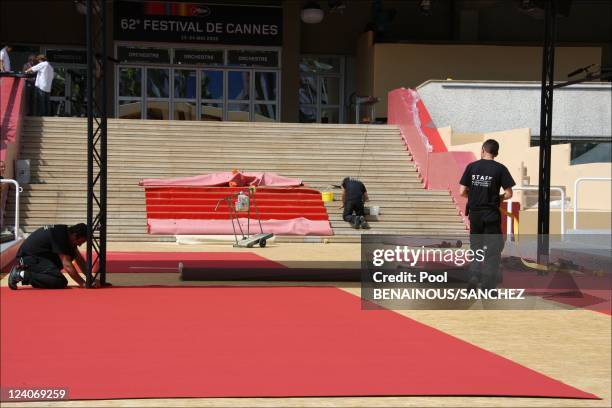 Illustration of 62nd Cannes Film Festival In Cannes, France On May 12, 2009.