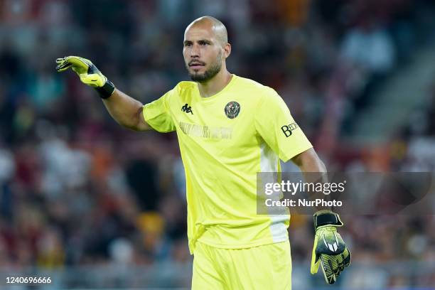 Niki Maenpaa of Venezia FC during the Serie A match between AS Roma and Venezia Fc on May 14, 2022 in Rome, Italy.
