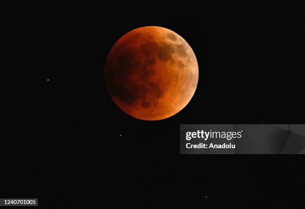 Blood Moon, total lunar eclipse in Charlotte, NC, United States on May 15, 2022