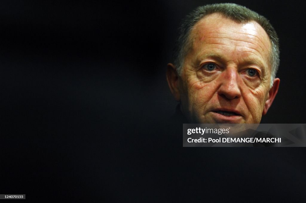 Jean-Michel Aulas, President Of The Olympique Lyonnais (Ol) In Nancy, France On December 22, 2007.