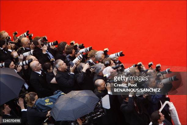 Illustration: Photographers at the 62nd Cannes Film Festival In Cannes, France On May 14, 2009.