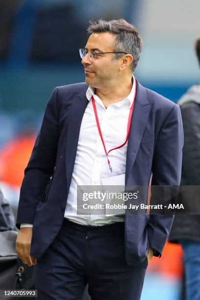 Andrea Radrizzani the owner and chairman of Leeds United during the Premier League match between Leeds United and Brighton & Hove Albion at Elland...