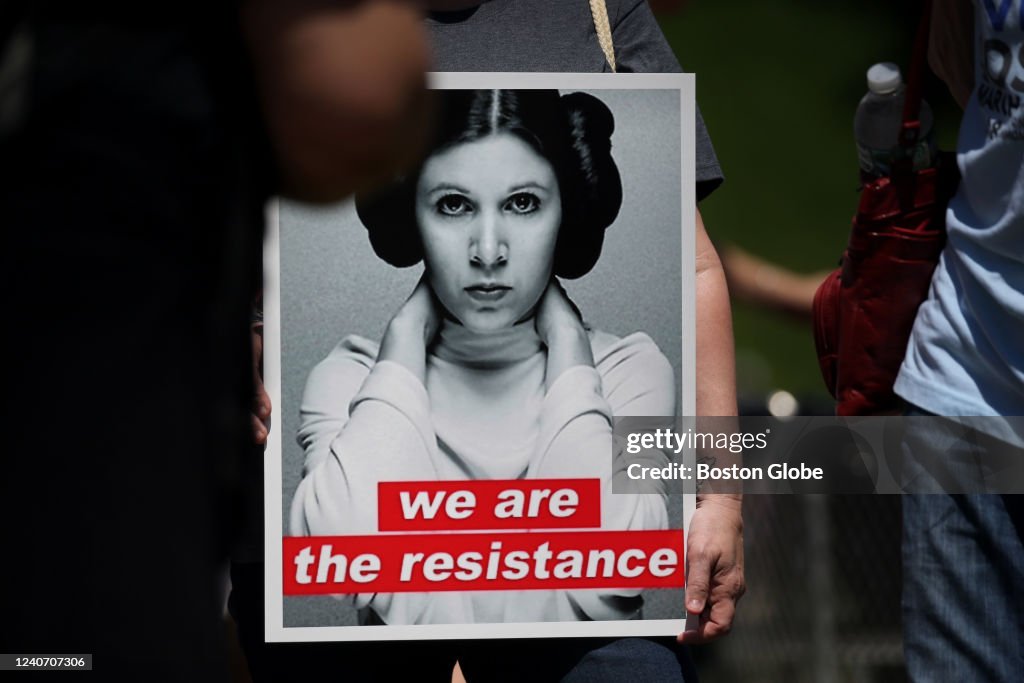 Demonstrators Protest Roe V. Wade Leak