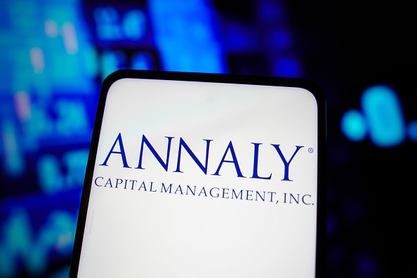 In this photo illustration the Annaly Capital Management...