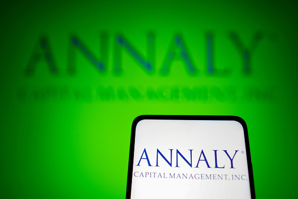 In this photo illustration the Annaly Capital Management...