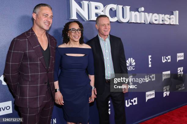 Entertainment's 2022/23 New Season Press Junket in New York City on Monday, May 16, 2022 -- Pictured: Taylor Kinney, Chicago Fire; S. Epatha...