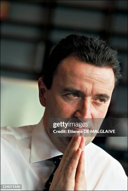 Illustration: Austrian airlines In Vienna, Austria In 2002 - Vagn Sorensen, chairman of Austrian Airlines.
