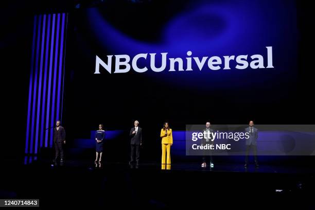 NBCUniversal Upfront in New York City on Monday, May 16, 2022 -- Pictured: Taylor Kinney, Chicago Fire; S. Epatha Merkerson, Chicago Med; Sam...