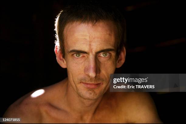 Fabien Cominotti's hand built "Chateau des Choses Dernieres" at the heart of the rainforest In Cacao, French Guiana On August 03, 2002 - Fabien...