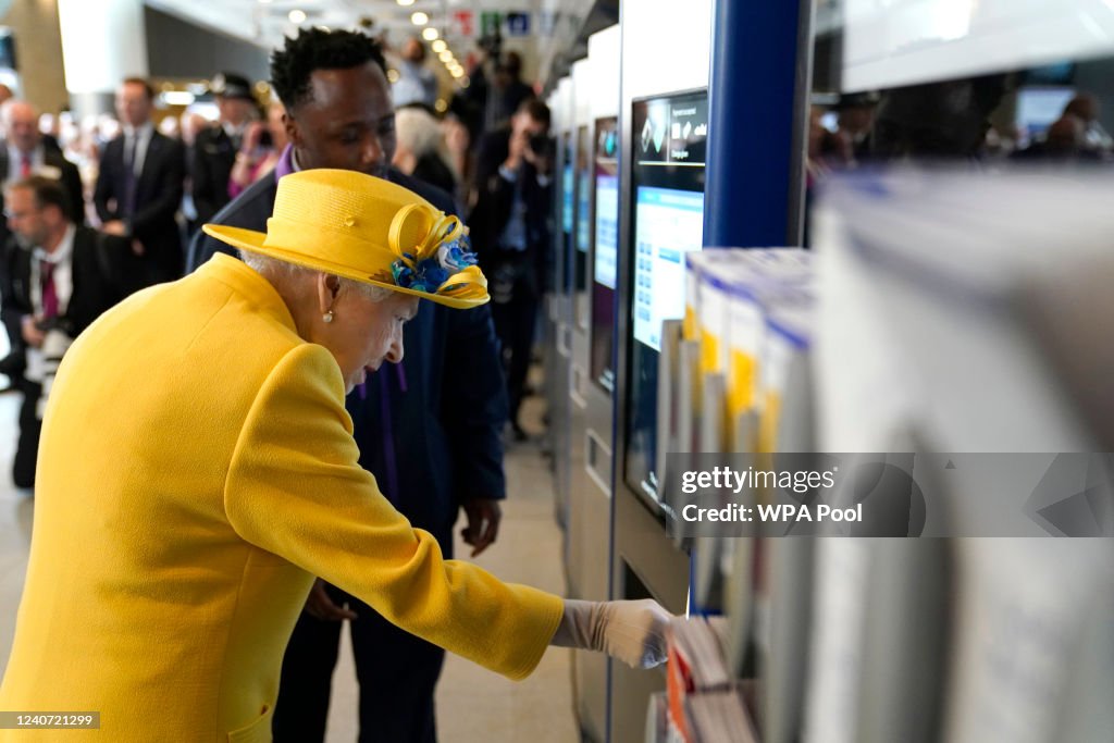 Queen Elizabeth II Marks Completion Of The Elizabeth Line