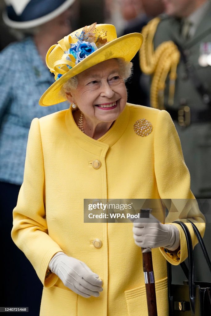 Queen Elizabeth II Marks Completion Of The Elizabeth Line