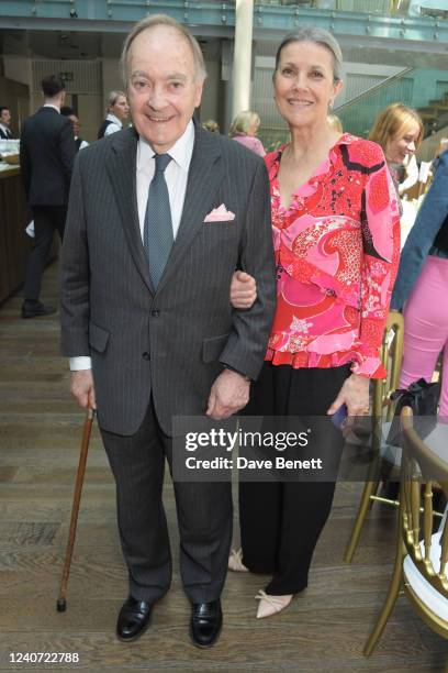 Lord Peter Palumbo and Lady Hayat Palumbo, Founder of Foreign Sisters, attend the Foreign Sisters lunch 2022 in aid of Cancer Research UK at The...