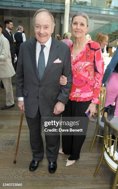 Lord Peter Palumbo and Lady Hayat Palumbo, Founder of Foreign Sisters, attend the Foreign Sisters lunch 2022 in aid of Cancer Research UK at The...