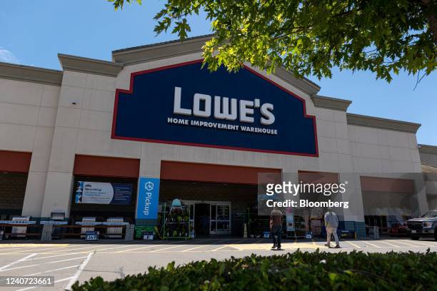 Lowe's store in Livermore, California, US, on Wednesday, May 11, 2022. Lowe's Cos Inc. Is scheduled to release earnings figures on May 18....