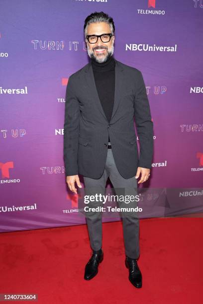 Telemundo Upfront Celebration in New York City on Monday, May 16, 2022 -- Pictured: Jaime Camil --