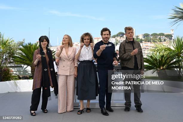 Director and member of the Un Certain Regard Jury Debra Granik, Polish actress and member of the Un Certain Regard Jury Joanna Kulig, Italian...