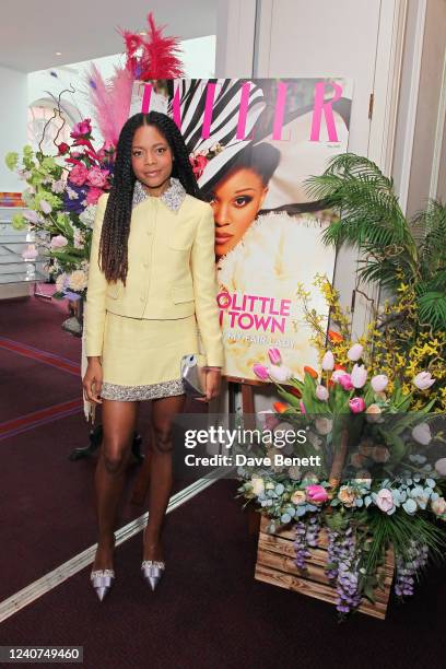 Naomie Harris attends the Tatler party to celebrate the Opening Night of "My Fair Lady" at the London Coliseum on May 18, 2022 in London, England.