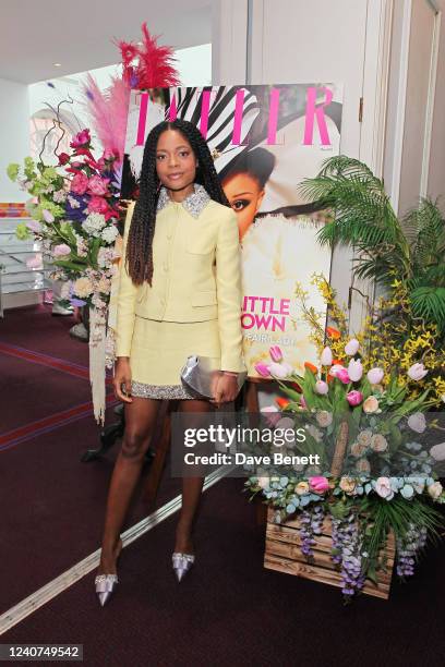 Naomie Harris attends the Tatler party to celebrate the Opening Night of "My Fair Lady" at the London Coliseum on May 18, 2022 in London, England.