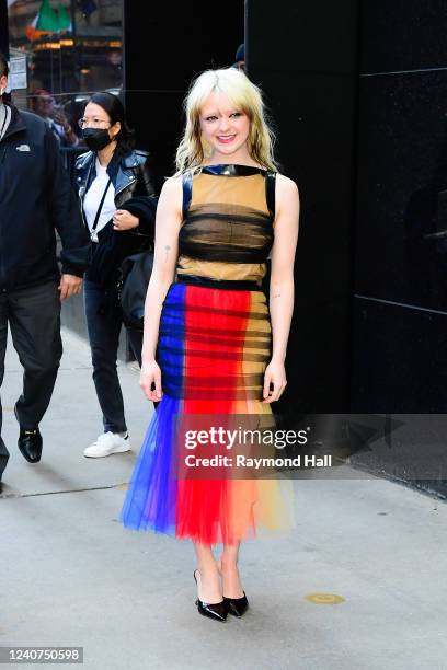 Actress Maisie Williams is seen outside GMA on May 18, 2022 in New York City.