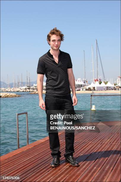 Photocall of british actor Robert Pattinson at the 62nd Cannes Film Festival In Cannes, France On May 19, 2009- Picture shows: Robert Pattinson.