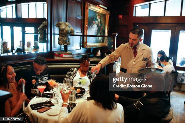 Abe and Louie's restaurant in Boston on May 5, 2022. The restaurant is a prime power lunch spot in Boston.