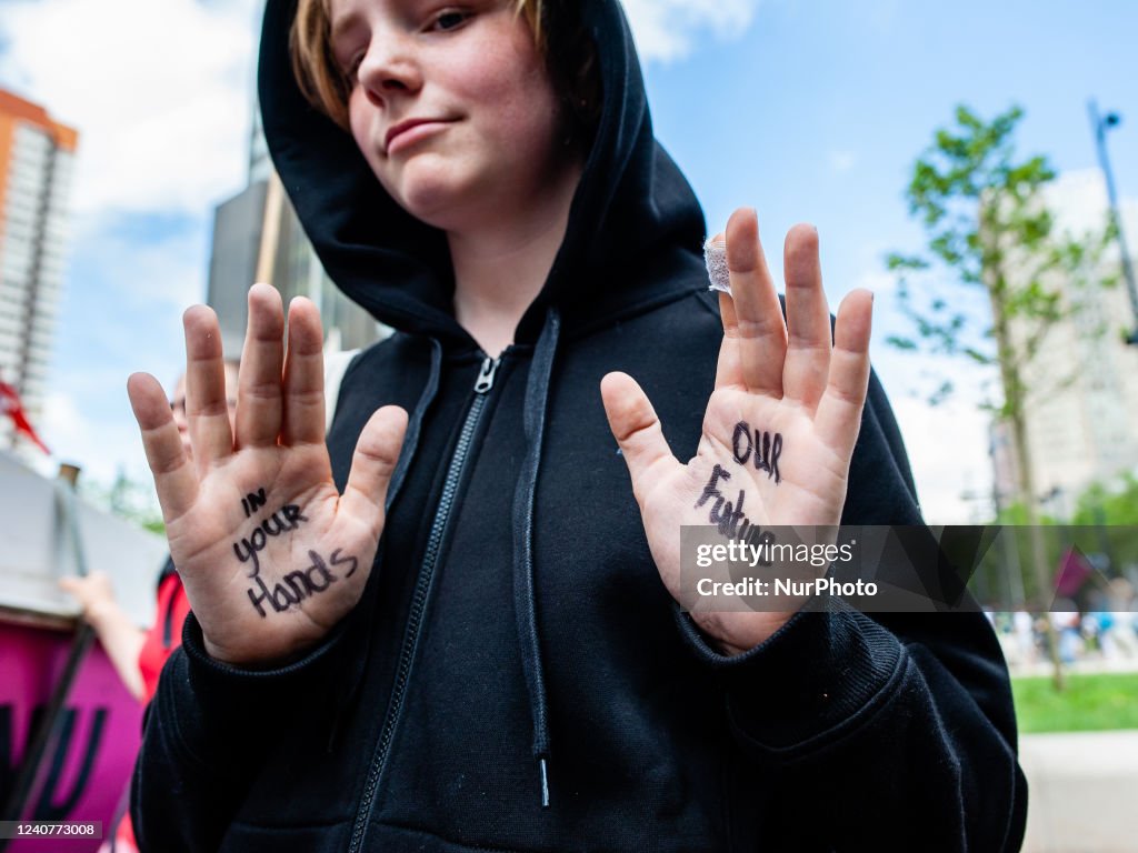 Extinction Rebellion Against Fossil Industry Held A Demonstration In Rotterdam