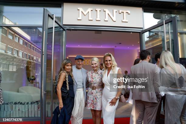 Gitta Banko, Thomas Rath, Petra Dieners and Mariana Mintcheva during the opening of Germany's first dental spa by celebrity doctor Mariana Mintcheva...