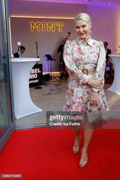 Petra Dieners during the opening of Germany's first dental spa by celebrity doctor Mariana Mintcheva on May 19, 2022 in Duesseldorf, Germany.