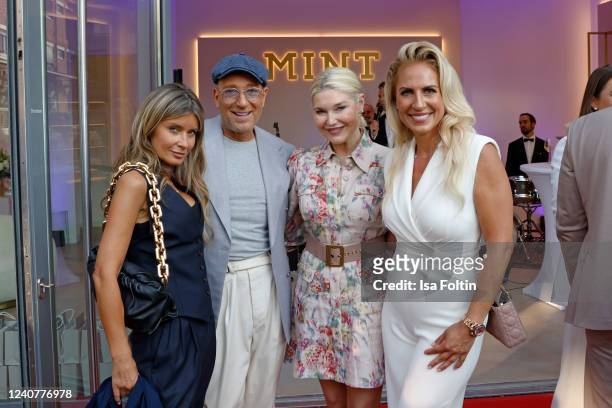 Gitta Banko, Thomas Rath, Petra Dieners, Mariana Mintcheva during the opening of Germany's first dental spa by celebrity doctor Mariana Mintcheva on...