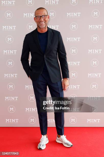 Andreas Rebbelmund during the opening of Germany's first dental spa by celebrity doctor Mariana Mintcheva on May 19, 2022 in Duesseldorf, Germany.