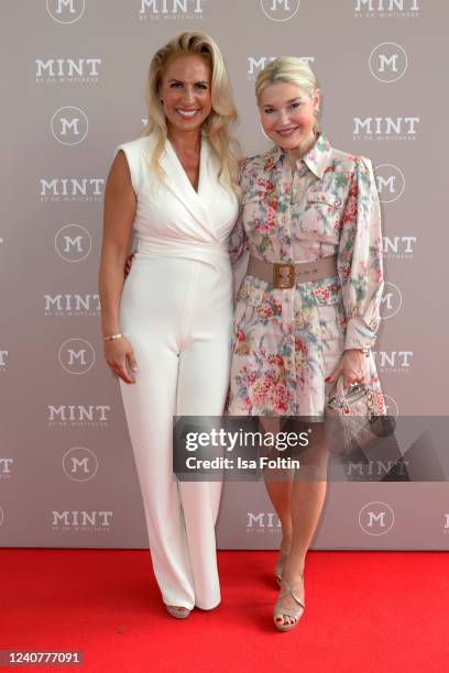 Mariana Mintcheva, Petra Dieners during the opening of Germany's first dental spa by celebrity doctor Mariana Mintcheva on May 19, 2022 in...